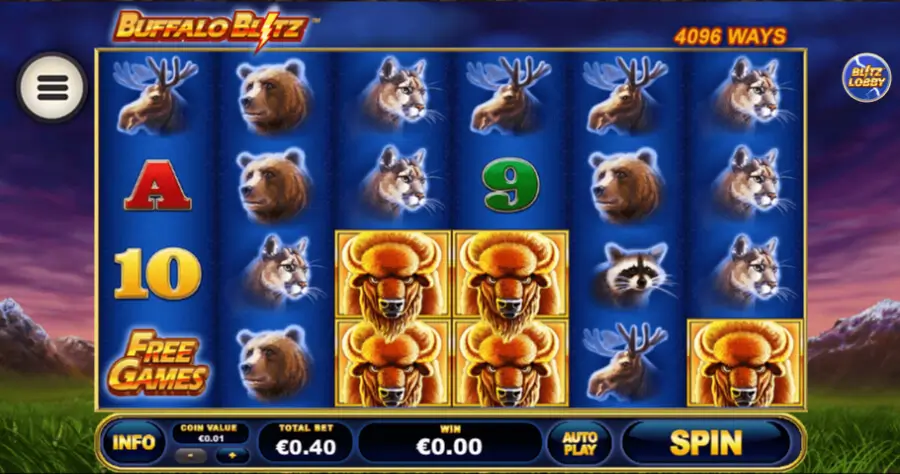 Buffalo Blitz Game Screenshot