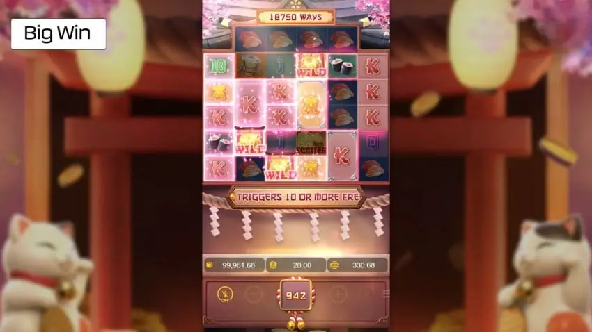 Lucky Neko game screenshot