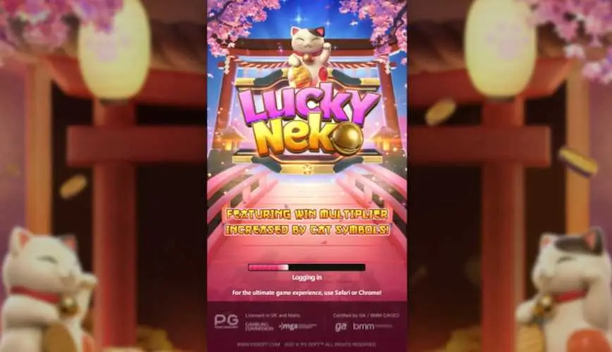 Lucky Neko game screenshot