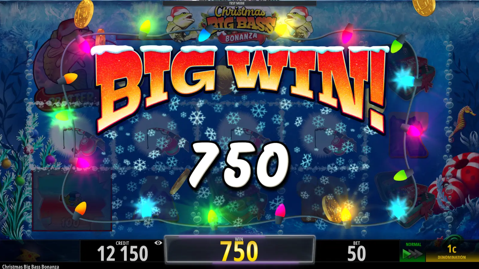 Christmas Big Bass Bonanza Screenshot