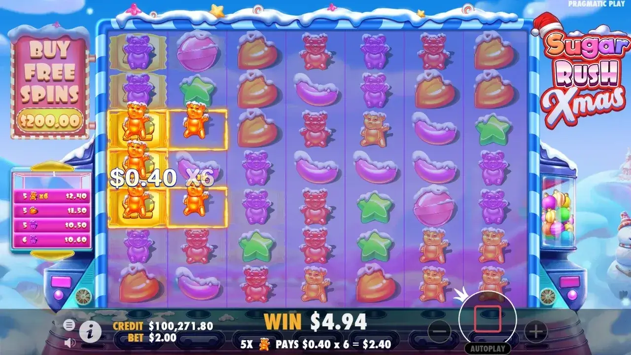 Sugar Rush Xmas Games Screenshot