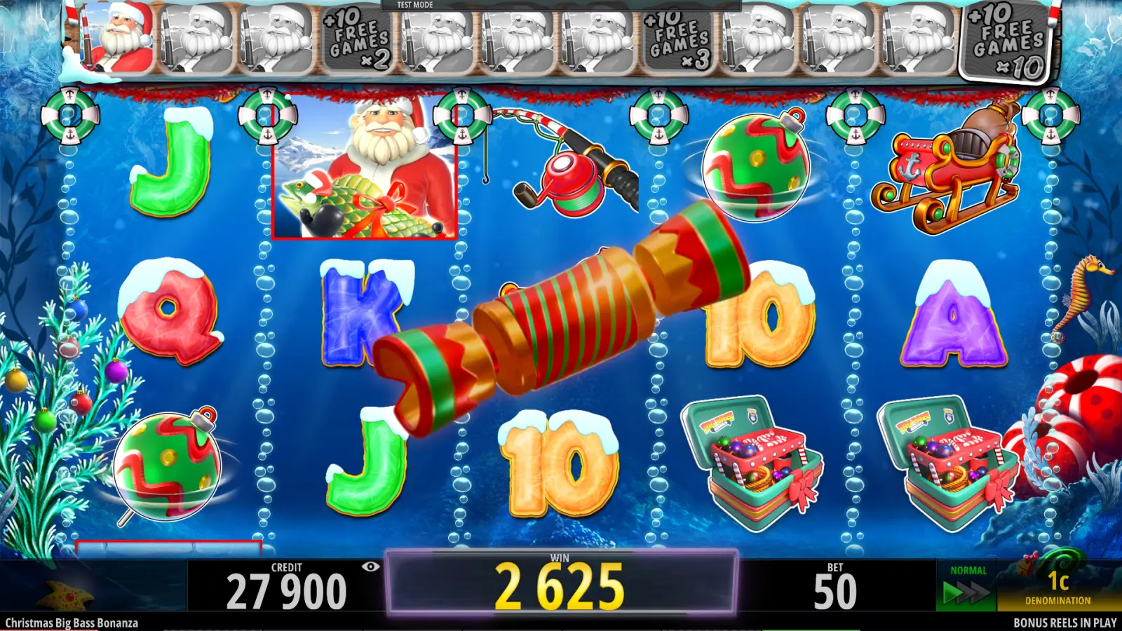 Christmas Big Bass Bonanza Screenshot