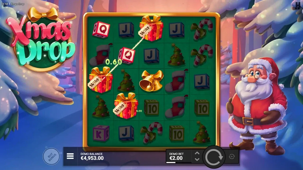 Xmas Drop Game Screenshot