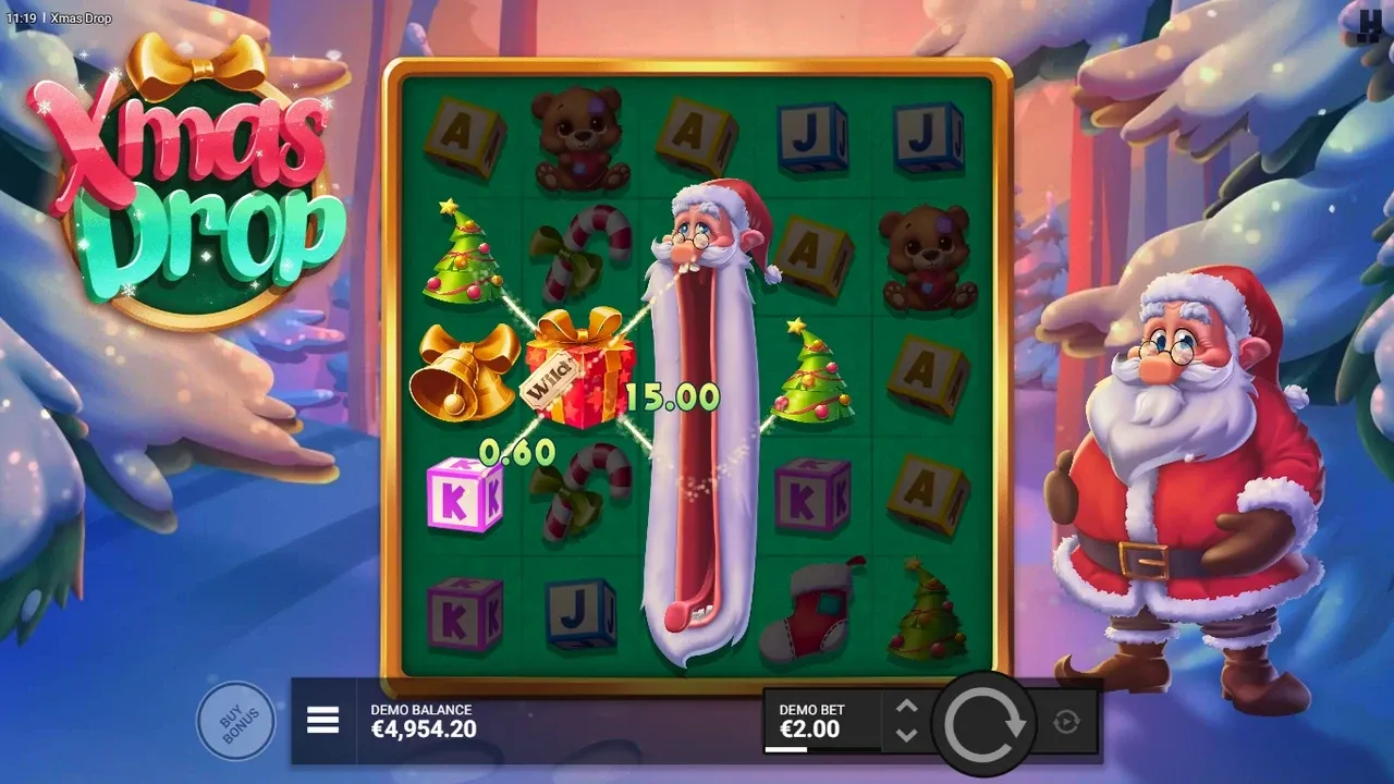 Xmas Drop Game Screenshot