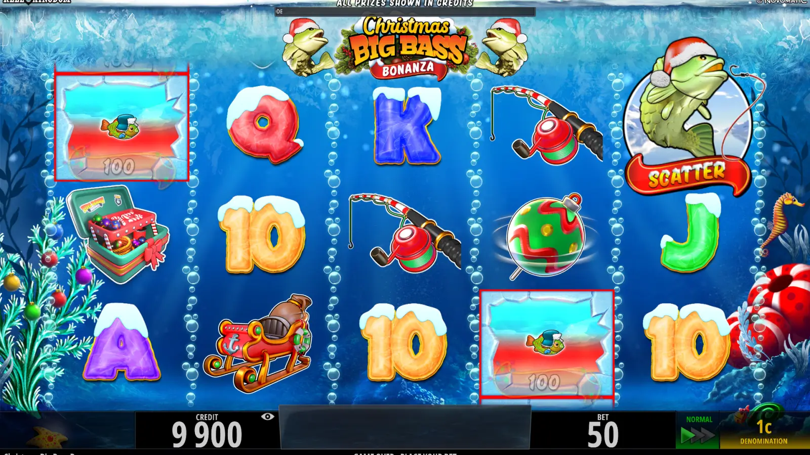 Christmas Big Bass Bonanza Screenshot