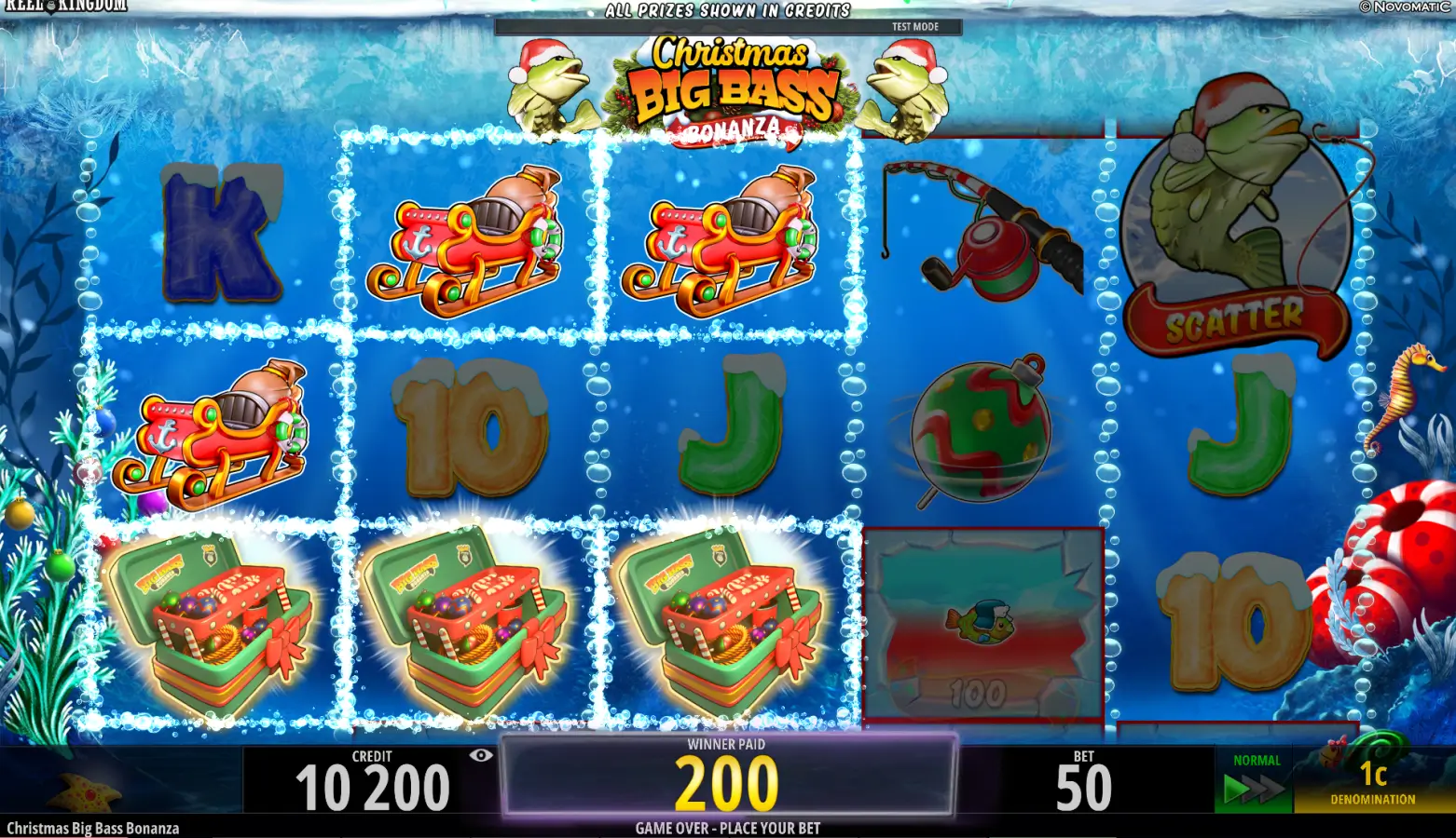 Christmas Big Bass Bonanza Screenshot