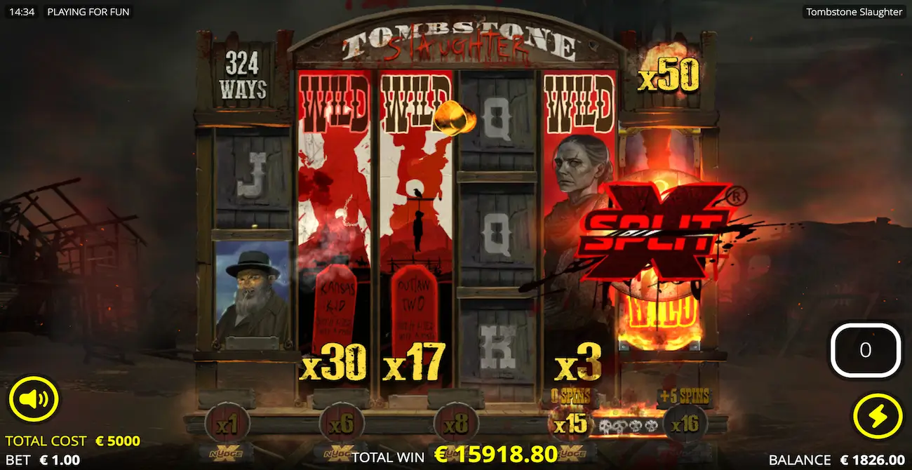 Tombstone Slaughter game screenshot