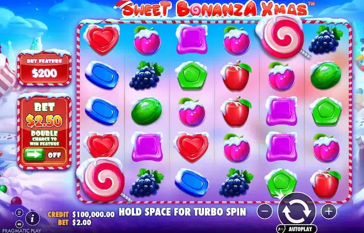 Sweet Bonanza Xmas Game Screenshot