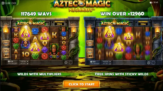 Aztec Magic Megaways Game Screenshot